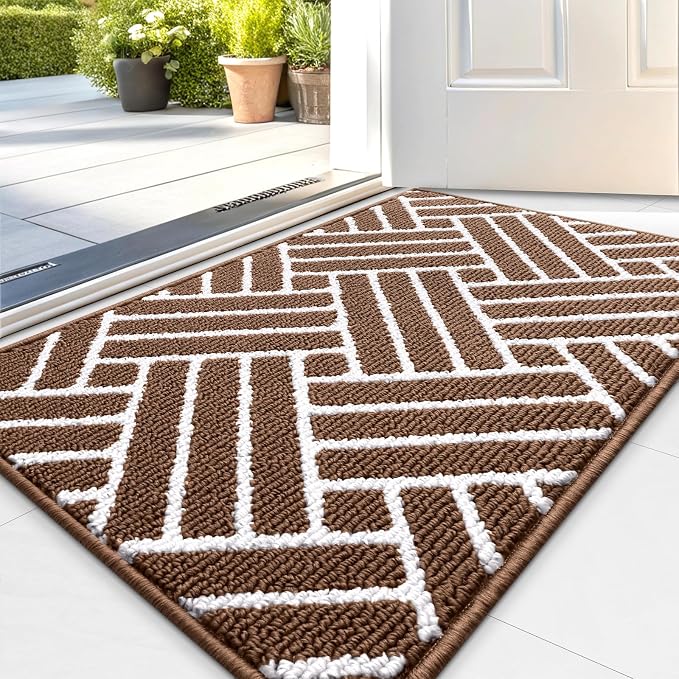 OLANLY Indoor Door Mat, 32x20 Inch, Dirt Resistant and Absorbent, Non-Slip by OLANLY