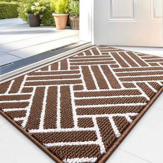 OLANLY Indoor Door Mat, 32x20 Inch, Dirt Resistant and Absorbent, Non-Slip by OLANLY