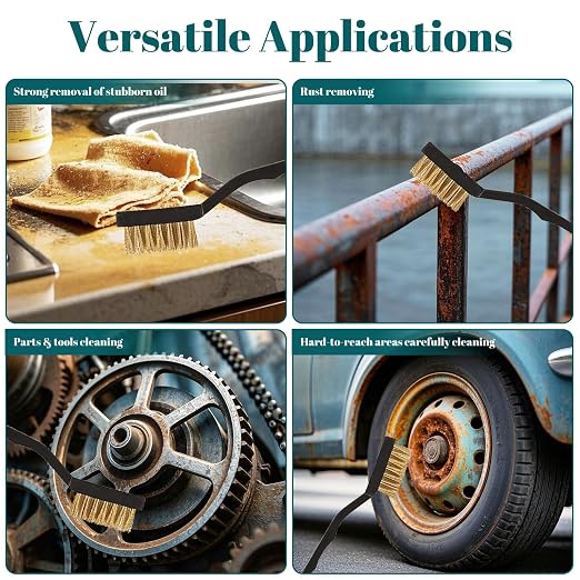 48 Pcs Mini Brass Brush Set, Brass Scratch Brush - Image 5