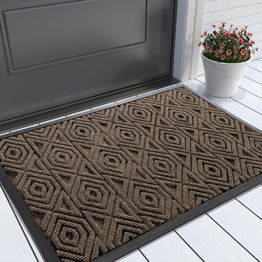 Yimobra Door Mat, Outdoor Indoor Entrance Welcome Mat, Heavy Entry Front Door by Yimobra