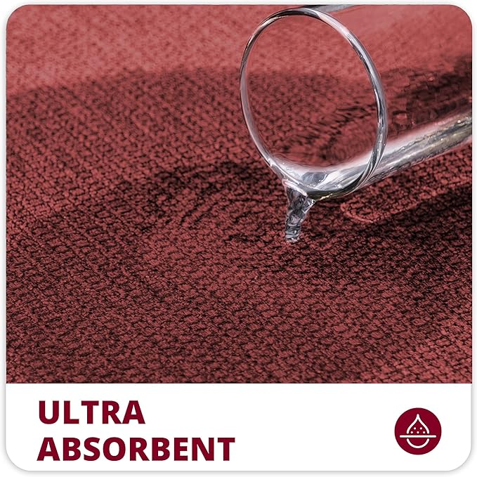 Bath Mat, Ultra Thin Bathroom Rugs, Rubber Bath Mats - Image 3