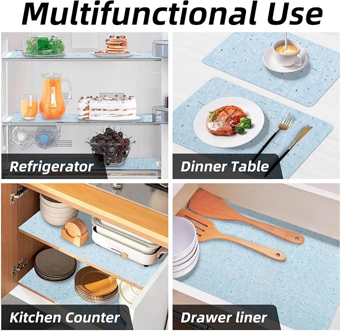 Shelf Liner 18" W x 96" L Cabinet Liners Non Adhesive, Drawer Liners Non Slip - Image 9