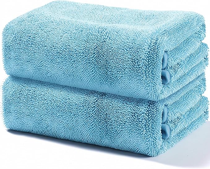 JOYMOOP Microfiber Towels for Cars, 2 Pack 63" x 29.5" Car Drying Towel by JOYMOOP