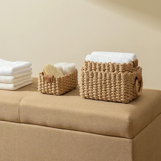 LA JOLIE MUSE Small Wicker Baskets - Image 4
