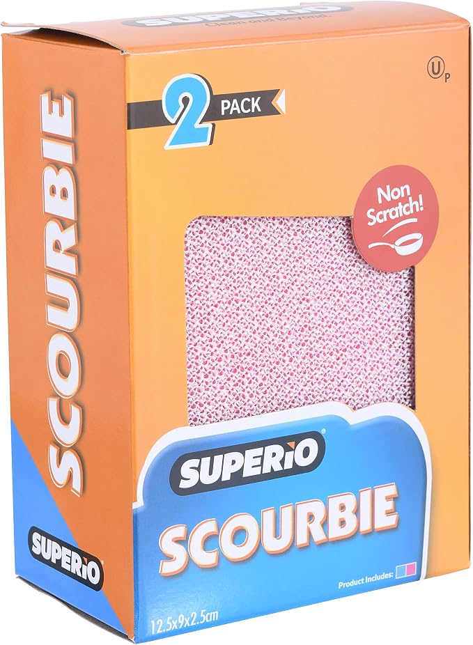 Superio Nylon Cleaning Pad, Dish Scrubbers, Copper cookware, Dishes and - Image 3
