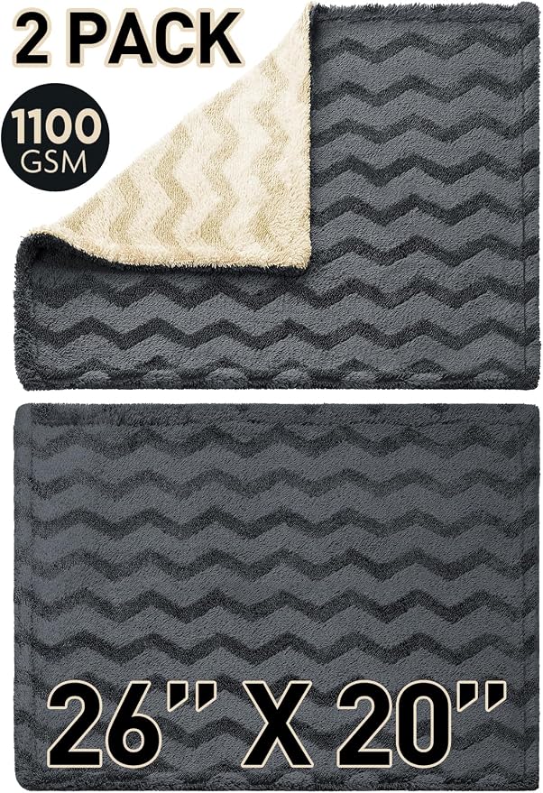 Fantasticlean Large Car Drying Towel- 26‘’ by 20'', 2 Pack-Premium Microfiber - Image 7
