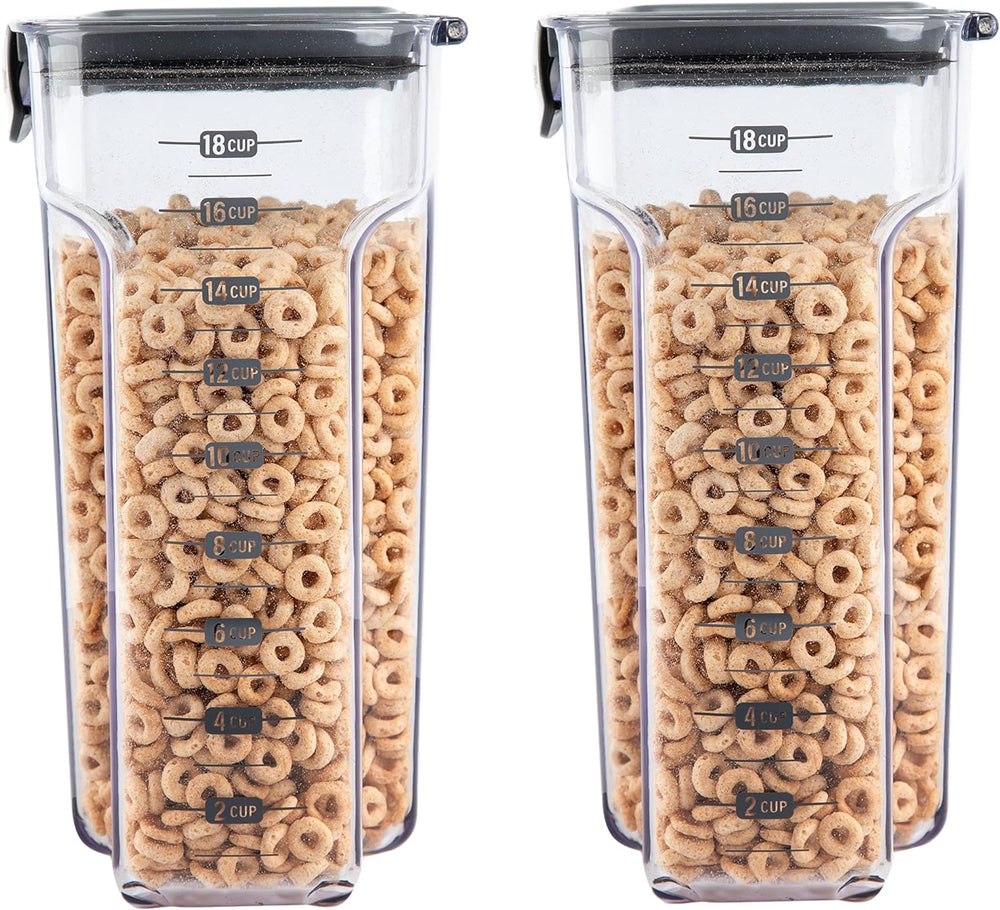 Progressive International ProKeeper+ Clear Plastic Airtight Food Baker's ...