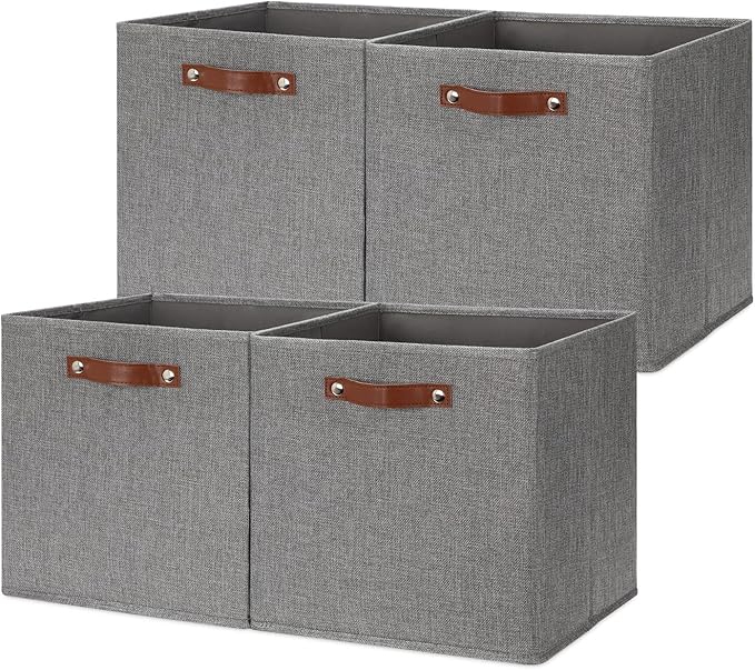 HNZIGE Fabric Storage Cubes Bins Baskets by HNZIGE