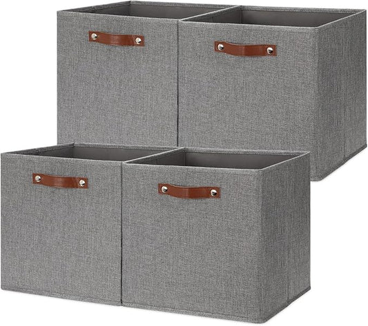 HNZIGE Fabric Storage Cubes Bins Baskets by HNZIGE