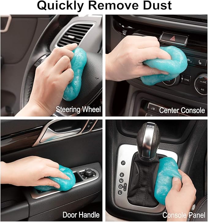TICARVE 2Pack Cleaning Gel Car Putty Car Detail Putty Auto Detail Gel Detail - Image 2