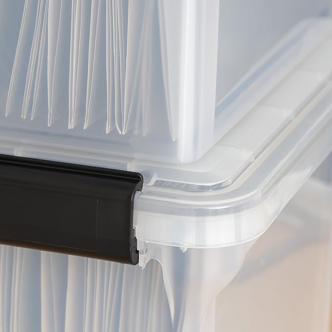 IRIS USA 32 Quart WEATHERPRO Plastic Storage Box - Image 7