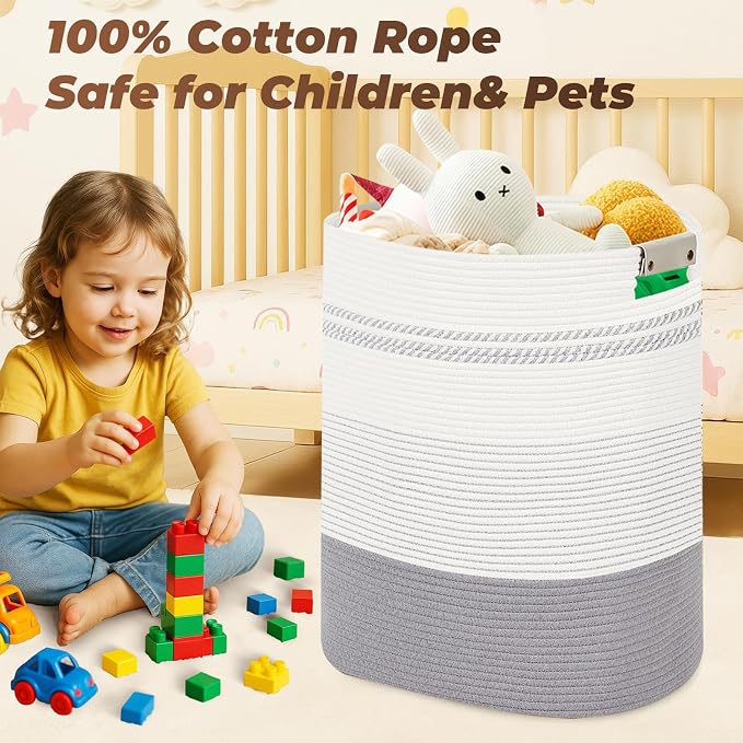 Laundry Basket with Handles - Image 8