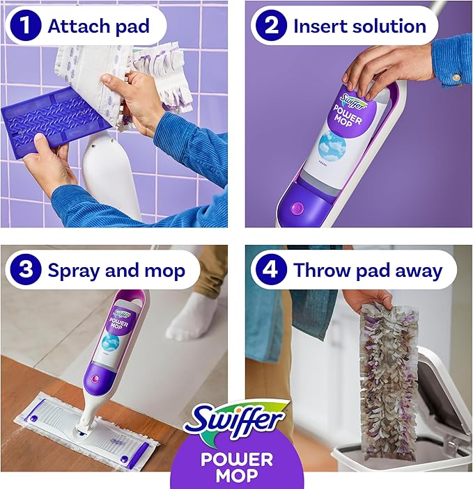 Swiffer PowerMop Multi-Surface Mop Kit - Image 8