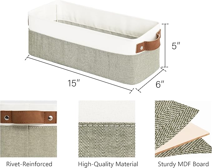 StorageWorks Narrow Storage Bins, Small Basket - Image 2