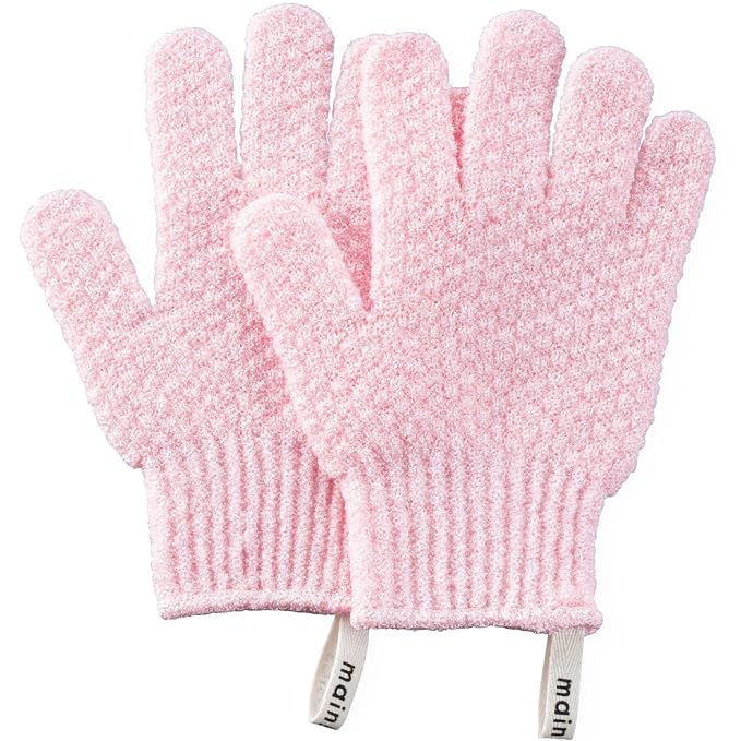 MainBasics Deep Cleansing Exfoliating Bath Gloves by MainBasics