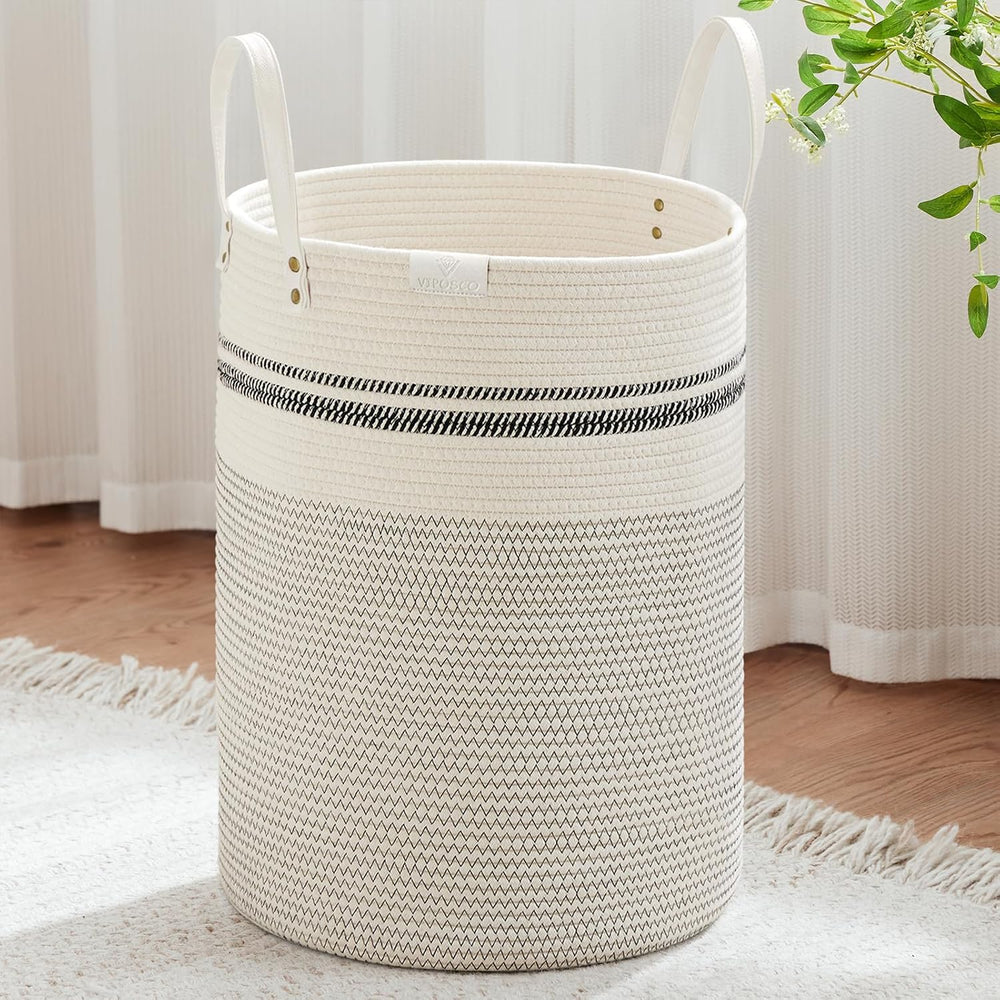 VIPOSCO Tall Laundry Basket, Large Dirty Clothes Hamper