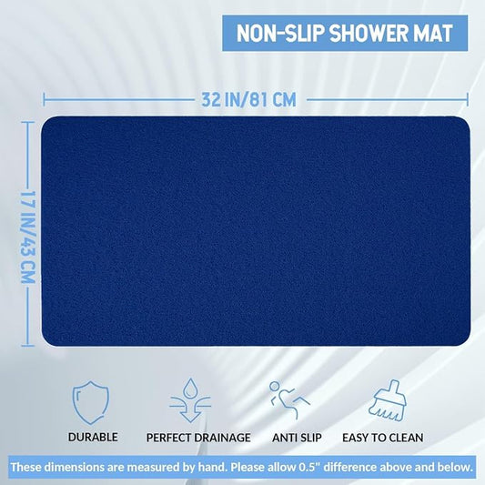 Non-Slip Bathtub Mat, Anti Slip Shower Mat, Fast Drying Bathtub Mats, Foot - Image 2