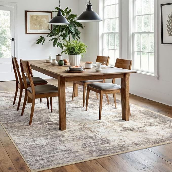 IOHOUZE Abstract Area Rugs 6x9 Ft Washable Rugs - Image 2