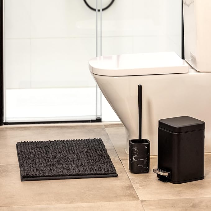 Vigar Zense Toilet Brush and Holder Set, Toilet Bowl Brush - Image 4