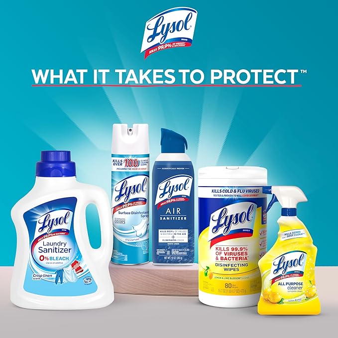 Lysol All Purpose Cleaner Spray, Kitchen & Bathroom Cleaner, Coconut & Sea - Image 6