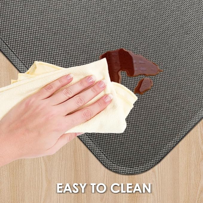 Kuyal Office Chair Mat for Hardwood Floor, Anti Slip, Non-Curve Computer Chair - Image 4