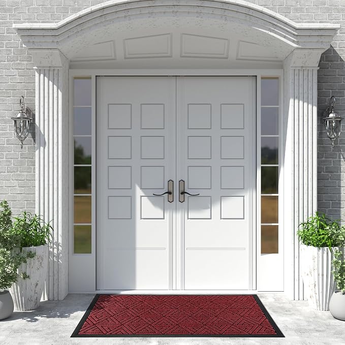 Yimobra Extra Large Door Mat 60x32, All-Weather Waterproof Non-Slip Welcome - Image 3