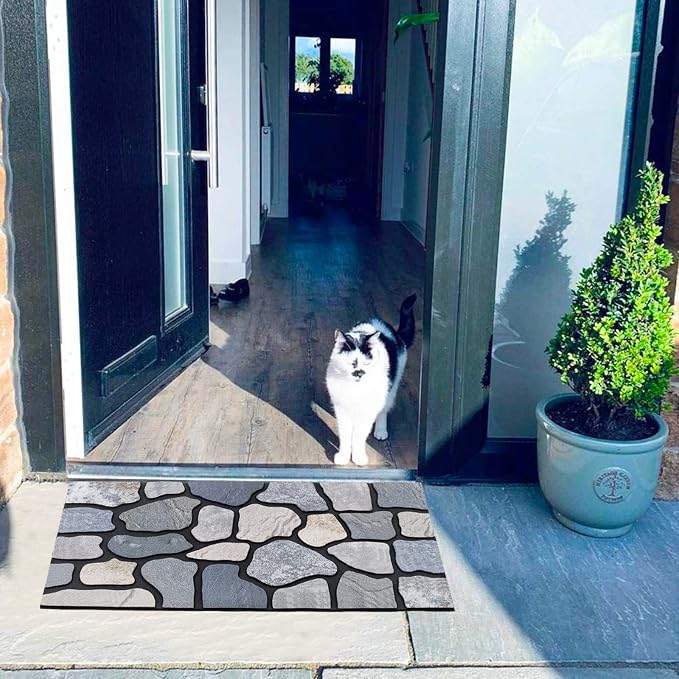 CHICHIC Welcome Door Mat 18X 30 Inch Front Doormat Outdoors - Image 9