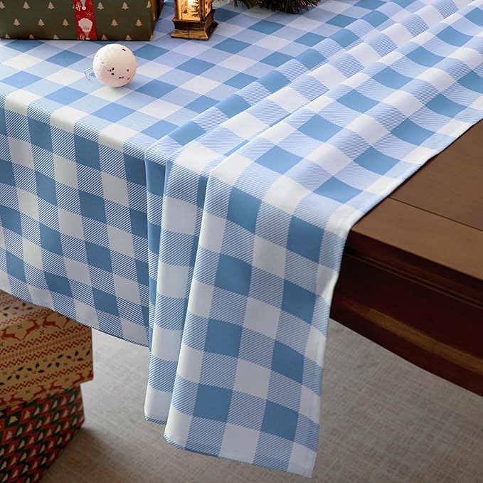 Waterproof Plaid Tablecloth Fabric - Image 2