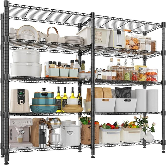 Himimi Storage Shelves-5 Tier Heavy Duty Wire Shelving Unit by Himimi
