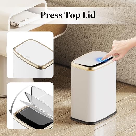 2.1 Gallon Bathroom Trash Can - Image 3