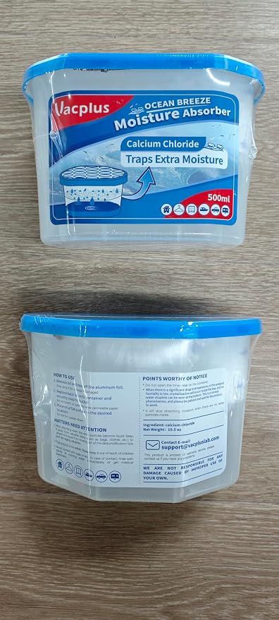Vacplus Moisture Absorbers 6 Pack, 10.5 Oz Portable Humidity Absorber Boxes - Image 8