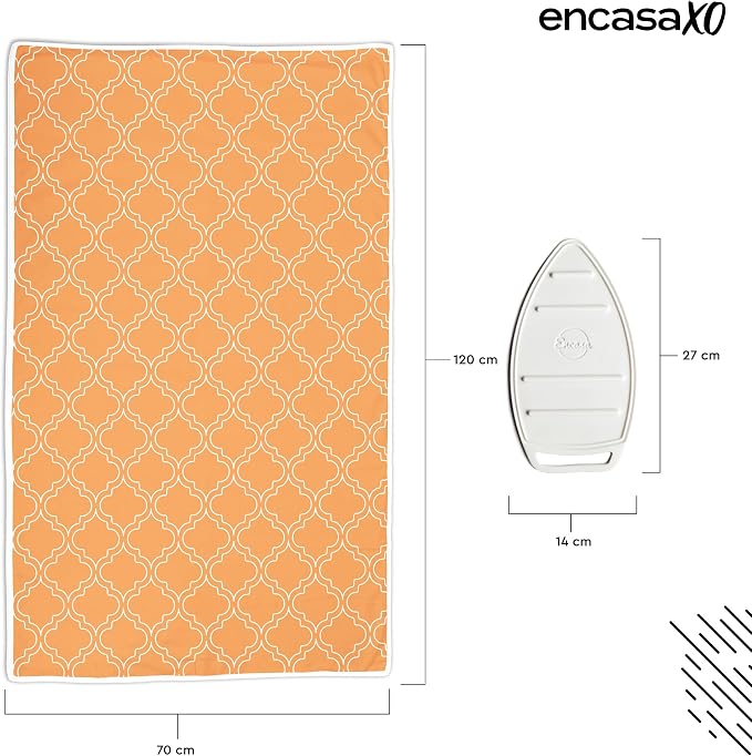 Encasa XO Ironing Mat/Pad with 3mm Padding & Silicone Iron Rest - Image 4