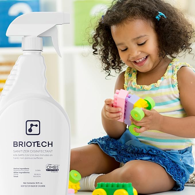 BRIOTECH Sanitizer Disinfectant Hypochlorous Spray, Kill 99.99% of Viruses & - Image 7