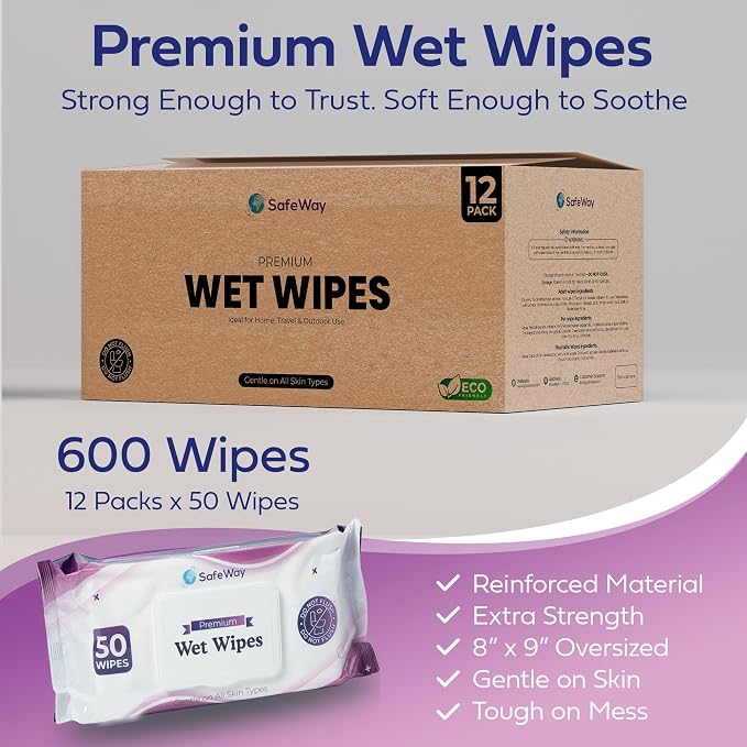 SAFEWAY Adult Wipes Disposable — Multi-Purpose Wipes, Alcohol-Free, Preferred - Image 7