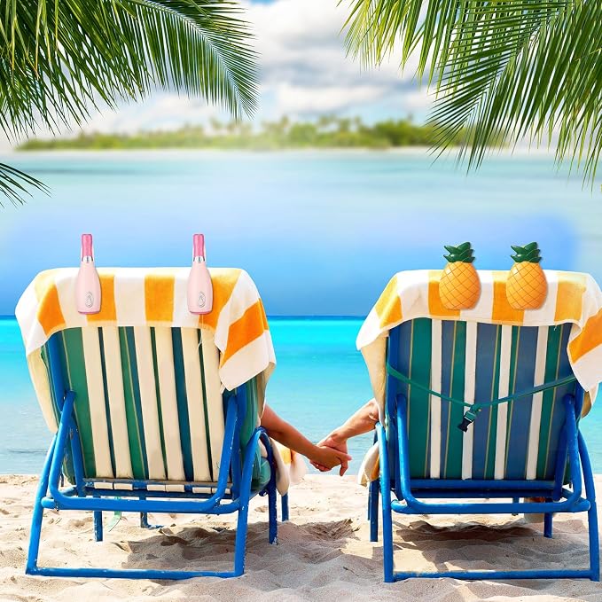 Sieral 8 Pcs Beach Towel Clips Beach Chair Pool Clips - Image 7