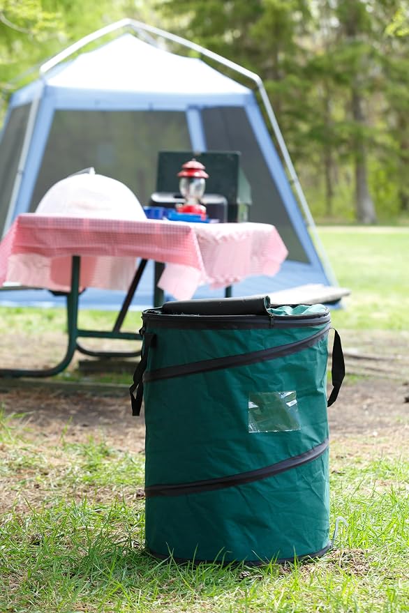 Coghlan's Pop-Up Lightweight Trash & Recycle Can – Collapsible Dual-Purpose Bin - Image 8