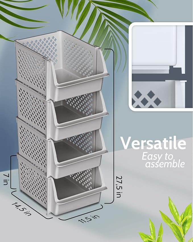 Skywin TidyFriend Stackable Storage Bins - Image 3