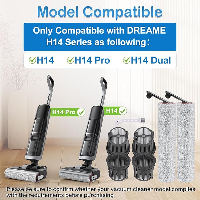 Roller Brush and Filter Replacement Compatible - Image 2