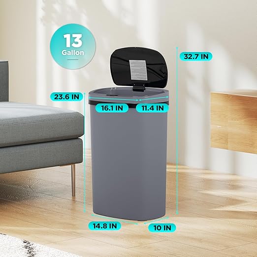 Automatic Motion Sensor Bathroom Trash Can - Image 7