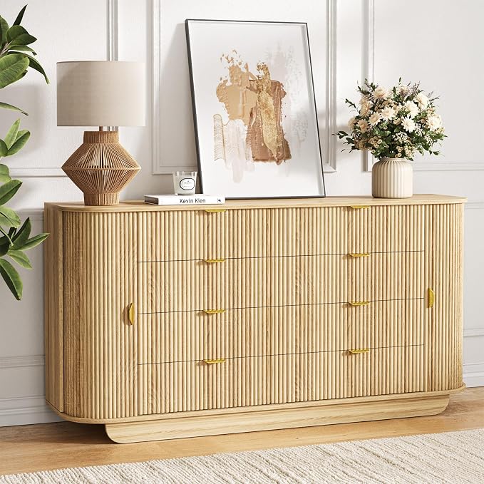 63" Tambour Dresser for Bedroom by Unknown
