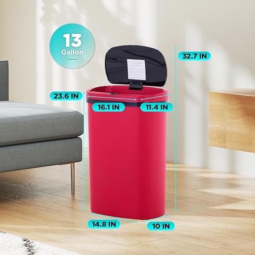 Automatic Motion Sensor Bathroom Trash Can - Image 7