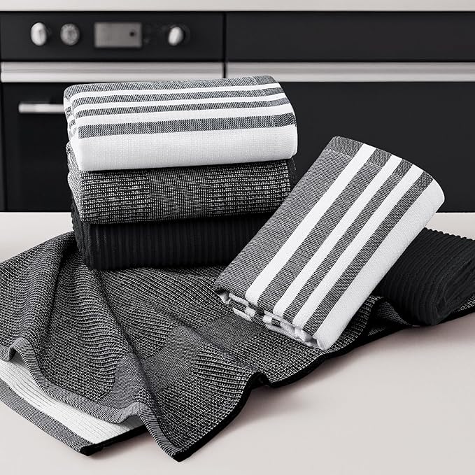 Homaxy Premium Kitchen Towels, Large Cotton 380 GSM Kitchen Hand Towels - Image 5