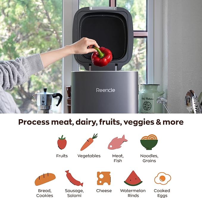Reencle Prime Electric Composter - 14L Kitchen Composter - Image 3