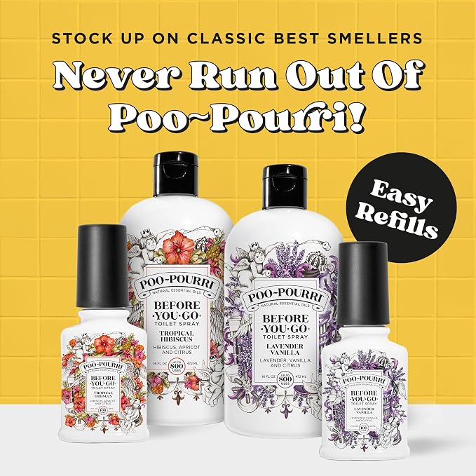 Poo-Pourri Before-You-Go Toilet Spray Refill, Original Citrus, 16 Fl Oz - Image 6