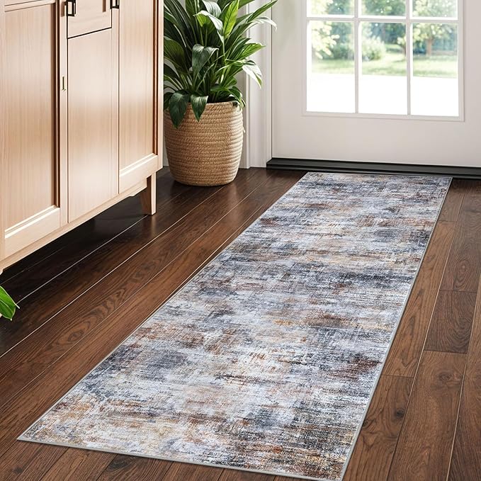 IOHOUZE Abstract Runner Rug 2x5 Ft Washable Runners by iOhouze