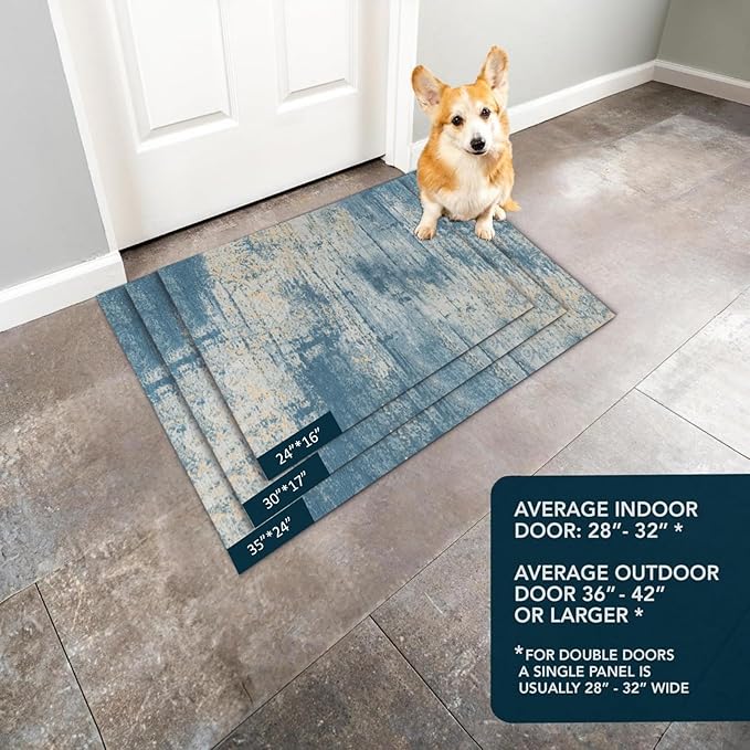 Ultra Thin Door Mat Indoor Entrance, 1/10 in Thin Door Mats - Image 8
