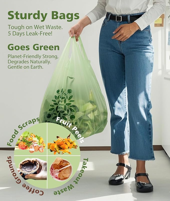 Compostable Trash Bags 8 Gallon - Image 3