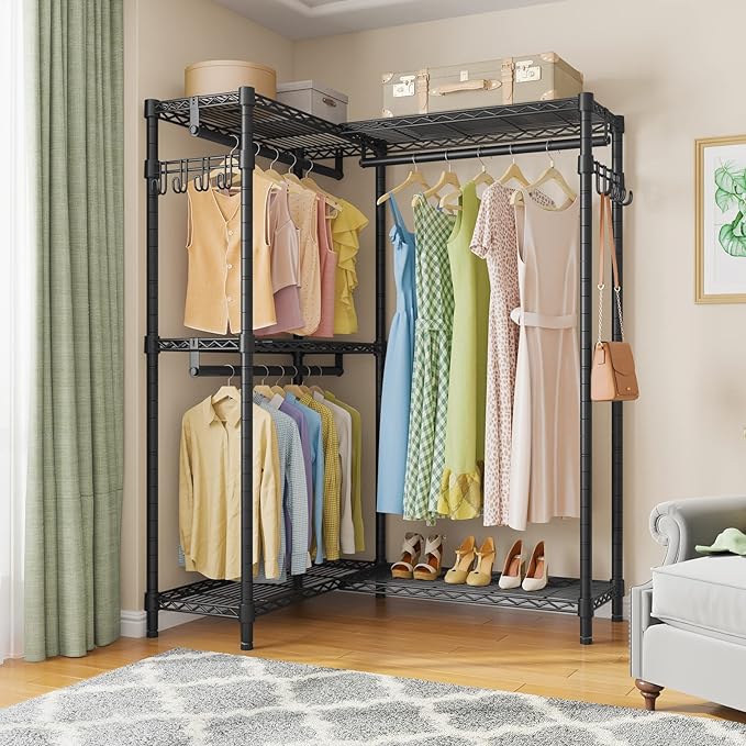 VIPEK L4 Garment Rack L Shaped Clothes Rack - Image 2