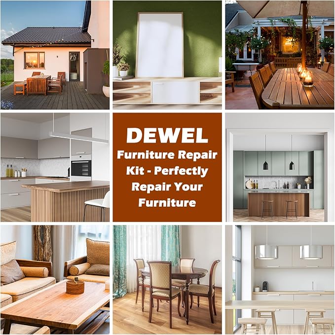 DEWEL Furniture Markers Touch Up, Upgrade Wooden Furniture Repair Kit, Premium - Image 7