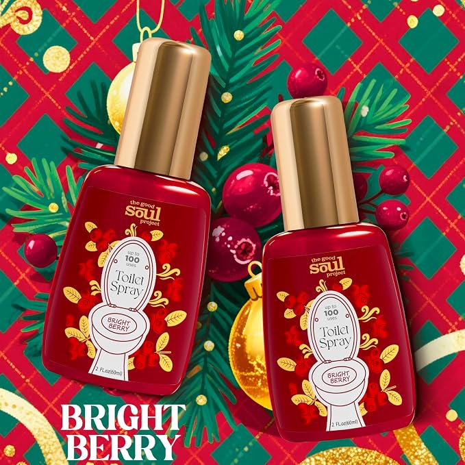 Holiday Toilet Spray, Bright Berry, 4 Fl.Oz, Travel Essentials, Bathroom Odor - Image 4